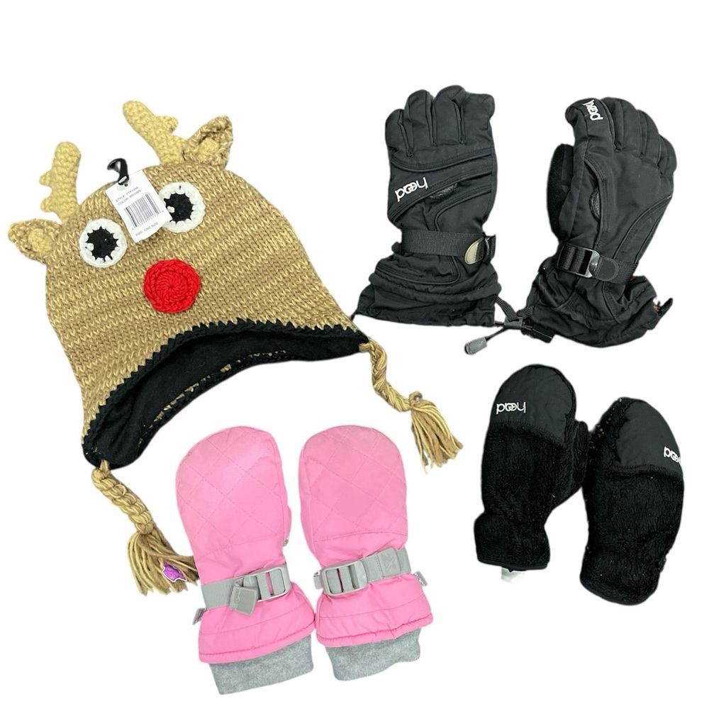 Youth Cold Weather Gear - hat and gloves